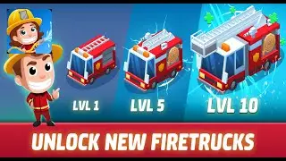 Idle Firefighter Tycoon - Fire Emergency Manager Rush Gameplay Walkthrough Part 1