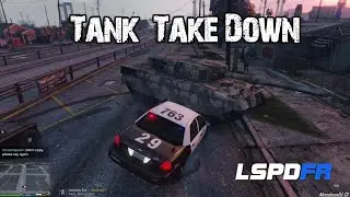 GTA 5 lspdfr - Tank Chase Los Santos