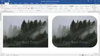image radious change in ms word | How to round corners in ms word