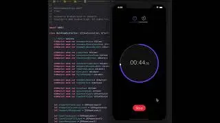 Animated Timer & Stopwatch app created with 