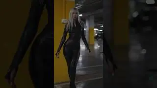 Leather catsuit ✨ @azinkoova ✨