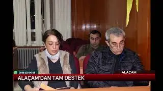 Alaçam'dan  tam destek