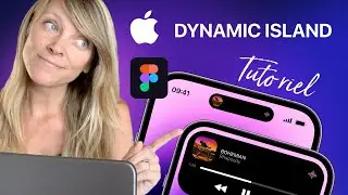 Apple animation Dynamic Island - FIGMA TUTORIEL EN FRANÇAIS - Player music