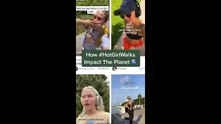 Hot Girl Walks Impact the Planet #shorts