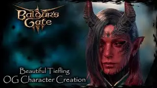 BALDUR'S GATE 3 || Beautiful Tiefling [Original Character #243] - Female Character Creation