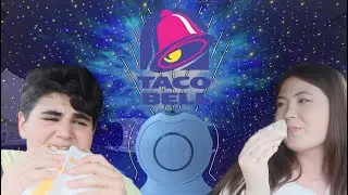 trying taco bell for the first time + unboxing the best starlight projector!