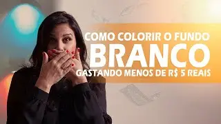 Como colorir o fundo branco de estúdio?