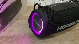 💥Hopestar H53. Блютуз колонка с подсветкой  и сошным басом