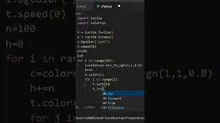 python pattern program to print amazing pattern using turtle module for beginners 