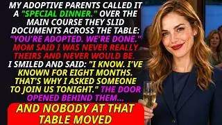 My Adoptive Parents Invited Me To A Special Dinner To Tell Me I Was Adopted And Worthless — I Had Al