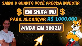 🚀💰Saiba o quanto você precisa investir em Shiba Inu para alcançar R$1 000.000 ainda em 2022!!