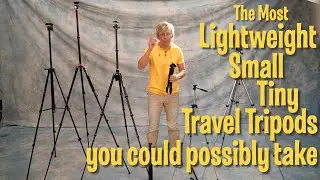 Super Lightweight Travel Tripods for hiking, Vlogging