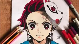 How To Draw Tanjiro ( demon slayers) Tutorial /// How To Draw Tanjiro  Step by Step /