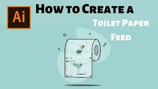 How to Create a Toilet Paper Feed | Adobe Illustrator