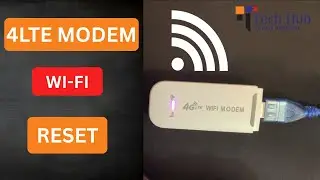 How To Reset 4G Lte USB Wi-Fi Modem, 4G Lte Wi-Fi USB Modem Forgot Wi-Fi Password