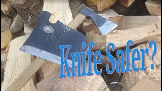 Is Battoning a Knife Safer than an Axe for Splitting Wood and Bushcraft?