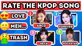 RATE THE KPOP SONG 😍🤮 50 Popular Kpop Songs | KPOP QUIZ