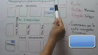 ruta - plano de calles - guia de calles. Ejm 1