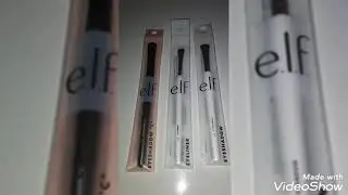 New e.l.f. makeup brushes.