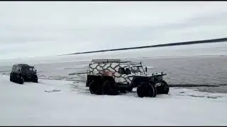 Вездеход Хищник пепеправляет Лесника