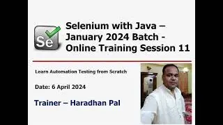 Keyword Driven & Hybrid Framework - Selenium WebDriver with Java - January 2024 Batch - Session 11