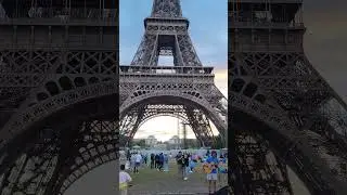 Under the Eiffel Tower #travel #shorts #paris