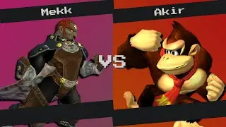 Mekk vs Akir (Donkey Kong) Exhibition