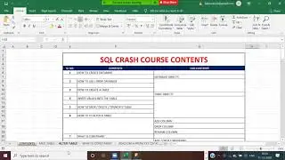 SQL PROGRAMMING A-Z PART 2