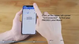PM220S Label Maker Operation Tutorial
