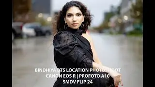 Bindhiya BTS Photoshoot with Canon EOS R | Profoto A10 | SMDV FLIP 24