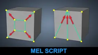 Weld Selected Components to Closest or Target Vertices in Maya
