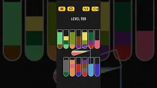 Water sort puzzle level 559