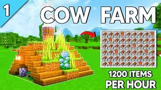 BEST NATURAL Cow Farm BUILDING 1.21 Java Tutorial