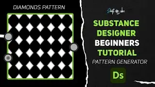 Substance Designer for Complete Beginners: Diamonds Pattern #substancedesigner #tips