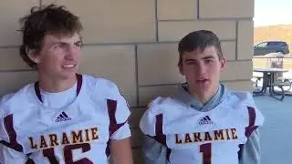 Laramie Football Juniors Dakota Ledford and Porter Trabing 2022