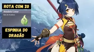 ROTA COM 20 AMULETOS LUNARES NA ESPINHA DO DRAGÃO - [Genshin Impact]