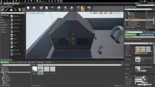 Создание столкновений (Collision) со стенами дома в Unreal Engine 4
