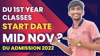 DU classes start date out?🔥🔥 DU classes starting from nov? DU admission 2022| 