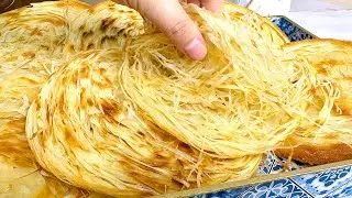 МУКА+ВОДА! Я НЕ УСТАЮ ИХ ГОТОВИТЬ. ТАКОЕ ПРИГОТОВЛЕНИЕ ЛЕПЕШКА ВЫ ТОЧНО НЕ ВИДЕЛИ