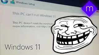 Windows 11 is incompatible with this computer, so let's install it! [Markus computer entertainment]