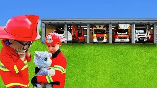 🚒🚎 Les enfants découvrent tous les camions de chantier 🚦 Jouets pour enfants