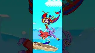 Will Mermaid Pomni Help Steve taught tricky greedy Jax a lesson | TADC | Funny Animation 