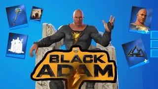 New Black Adam Skin Showcase | Fortnite