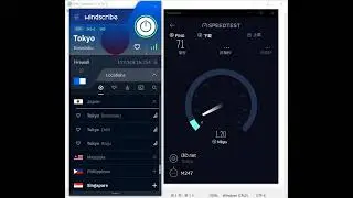 【Windscribe VPN】Review Japan Speed Test ☑️️️️