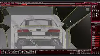 AUDI 2019 - Autodesk Alias Autostudio - Part 2 - NURBS Modeling - Car Modeling