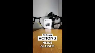 DJI Osmo Action 3 needs glasses #Shorts