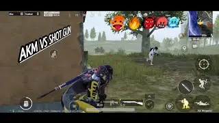 AKM Vs SHOT GUN ONE SHOT 👹🥵🤐🤬🤢🥵