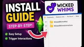 How to Install WickedWhims & Animations | Sims 4 Tutorial