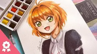 #APruebaDeOS - Acuarelas "Winsor & Newton" y Block "Fabriano Watercolour" + Sakura CC