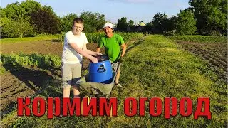 Купили дом в станице. Год после переезда. Кормим огород.